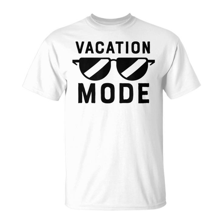 Vacation Mode Funny   For Men Boys Sunglasses Vacay Vacation Funny Gifts Unisex T-Shirt