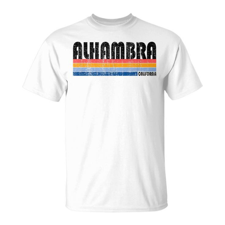 Vintage 70S 80S Style Alhambra California T-Shirt