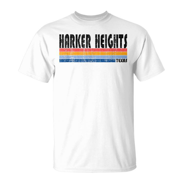 Vintage 70S 80S Style Harker Heights Tx T-Shirt