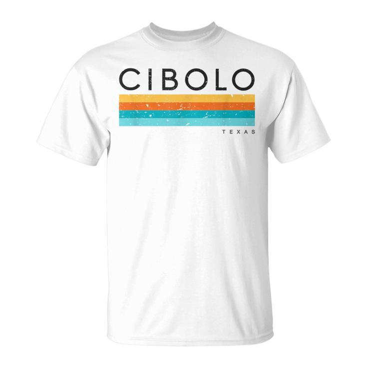 Vintage Cibolo Tx Texas Usa Retro T-Shirt