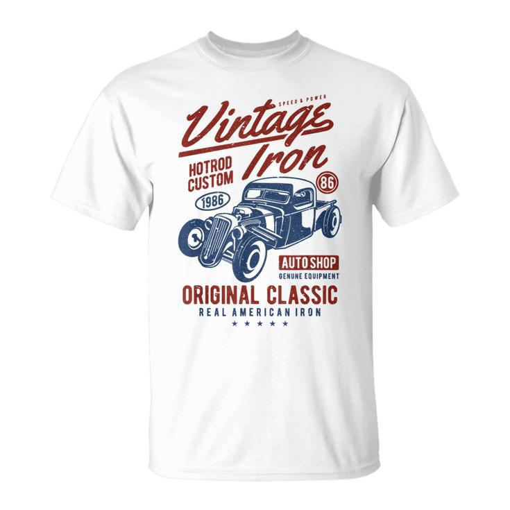 Vintage Iron Hot Rod Custom Original Classic  Unisex T-Shirt