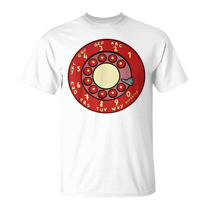 Vintage Rotary Dial Phone  Unisex T-Shirt