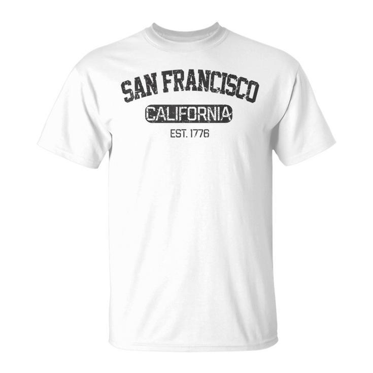 Vintage San Francisco California Est 1776 Gift  Unisex T-Shirt