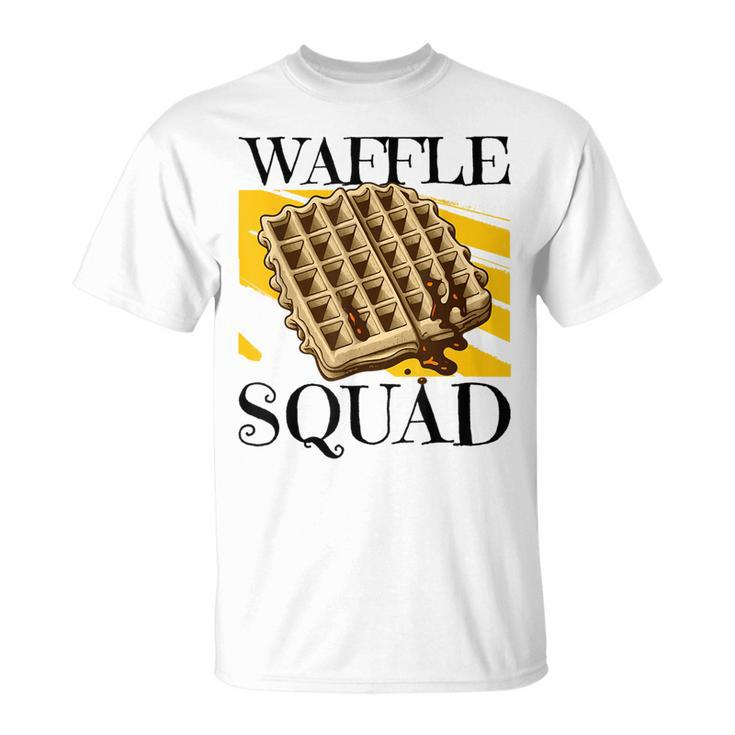 Waffle Squad Ironic Waffle Gourmet Hobby Chef T-Shirt