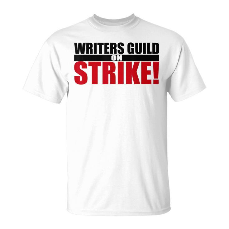 Wga Strike - Writers Guild On Strike Writers Guild America  Unisex T-Shirt