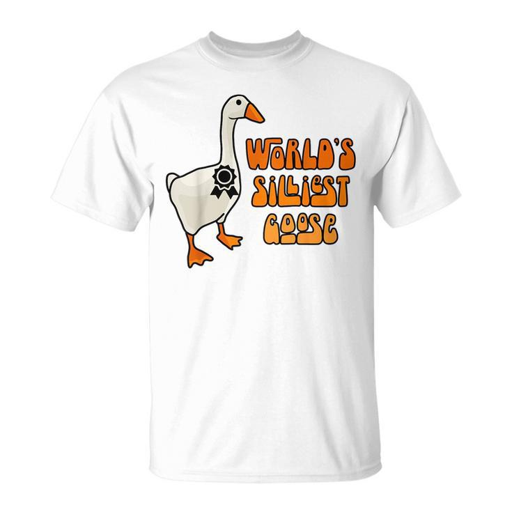 Worlds Silliest Goose  Unisex T-Shirt