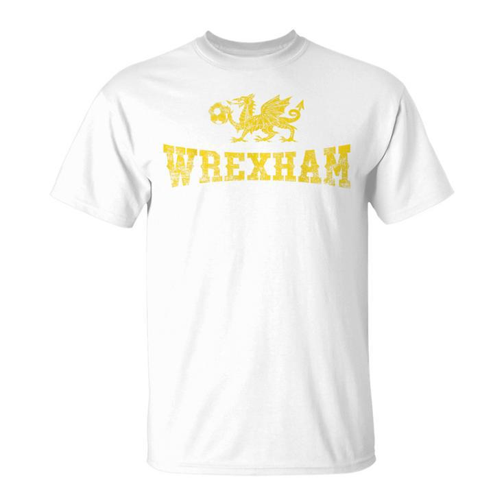 Wrexham Wales Soccer Jersey Welsh Red Dragon For Men Kids  Soccer Funny Gifts Unisex T-Shirt