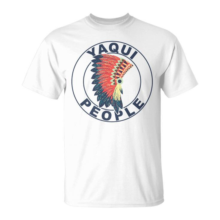 Yaqui Pride Headdress Proud Native American Yaqui Tribe   Unisex T-Shirt