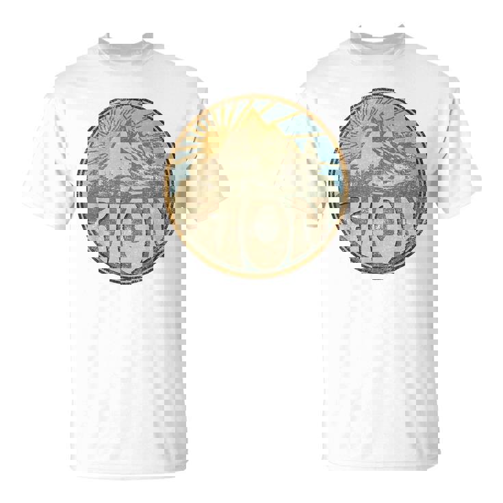 Zion National Park Utah Nature Mountains Hiking Outdoors  Unisex T-Shirt