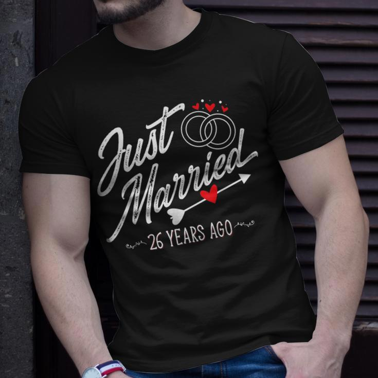 26Th Wedding Anniversary Gifts For Him Her Funny Couples Unisex T-Shirt Gifts for Him