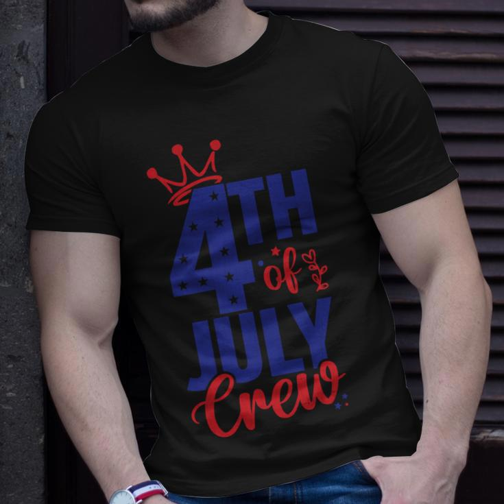 4Th Of July Crew Funny Usa Independence 4Th Of July Graphic Unisex T-Shirt Gifts for Him