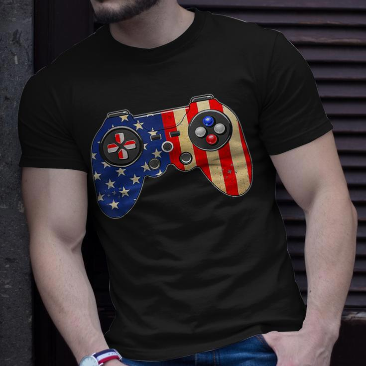 4Th Of JulyShirt Video Game Gamer Kids Boys Men Usa Unisex T-Shirt Gifts for Him