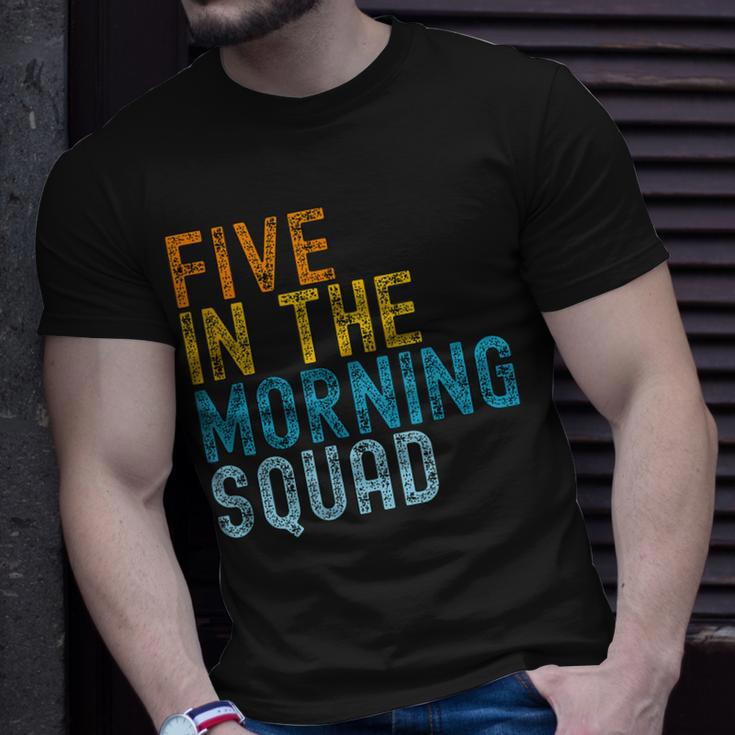 5 Am Squad Gym Workout Quote Apparel T-Shirt Gifts for Him