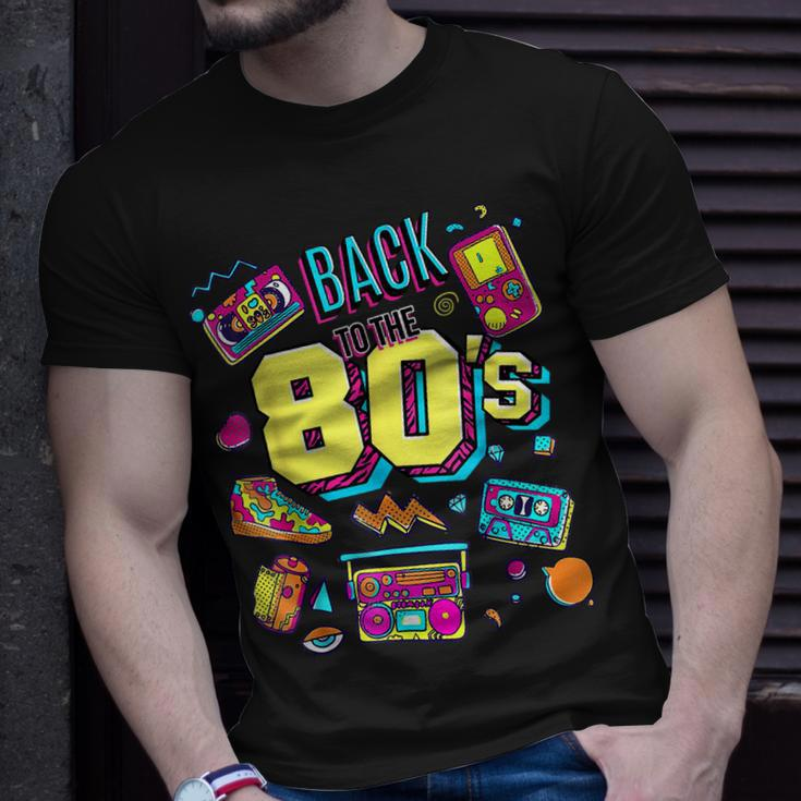 Back To The 80S Costume Party Retro T-Shirt Gifts for Him