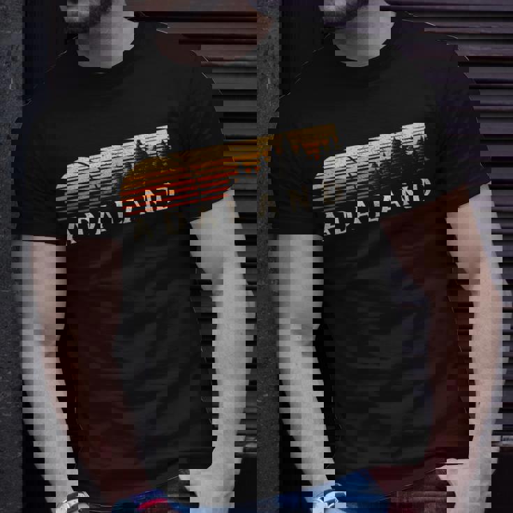 Adaland Wv Vintage Evergreen Sunset Eighties Retro T-Shirt Gifts for Him Adaland Wv Vintage Evergreen Sunset Eighties Retro T-Shirt Gifts for Him