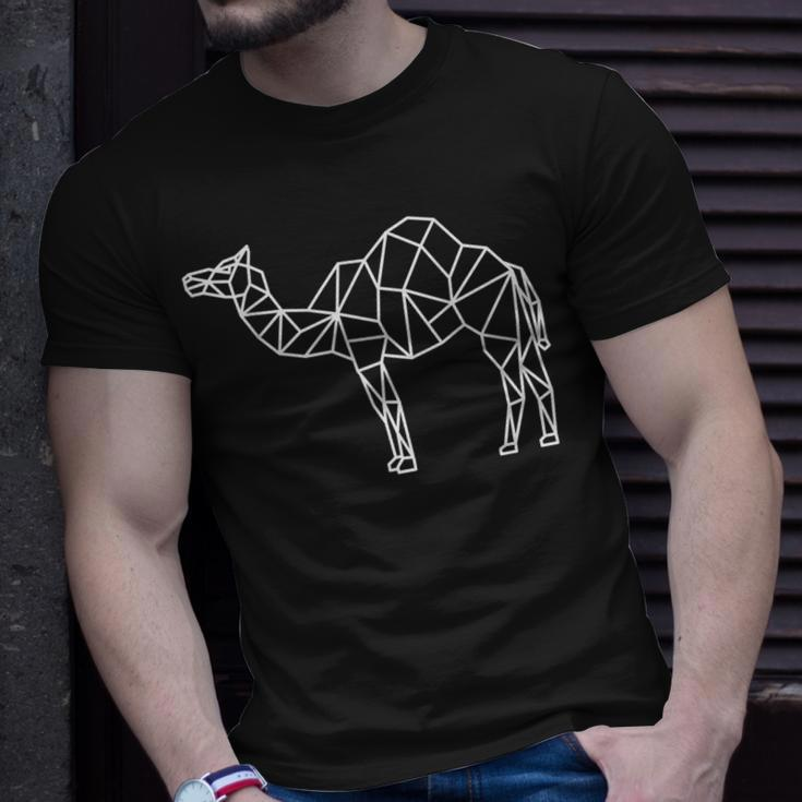 African Camel Safari Low Poly Graphic T-Shirt Gifts for Him