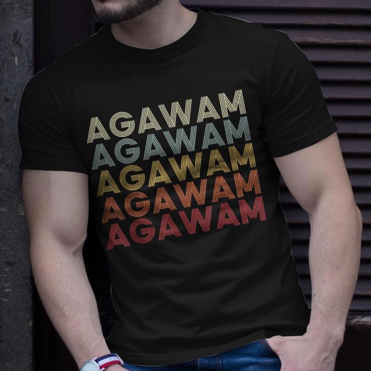 Agawam Massachusetts Agawam Ma Retro Vintage Text T-Shirt Gifts for Him