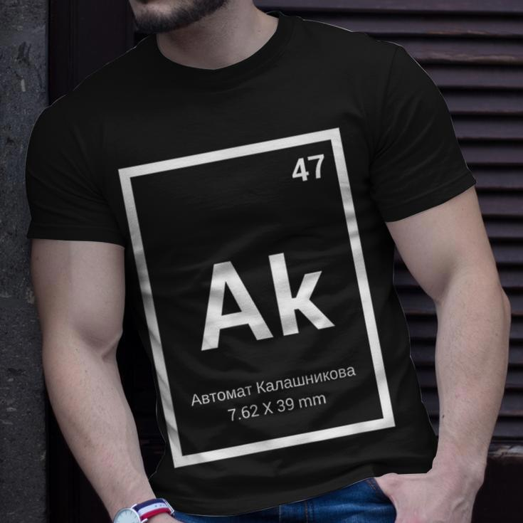 Ak-47 Periodic Table Style T-Shirt Gifts for Him