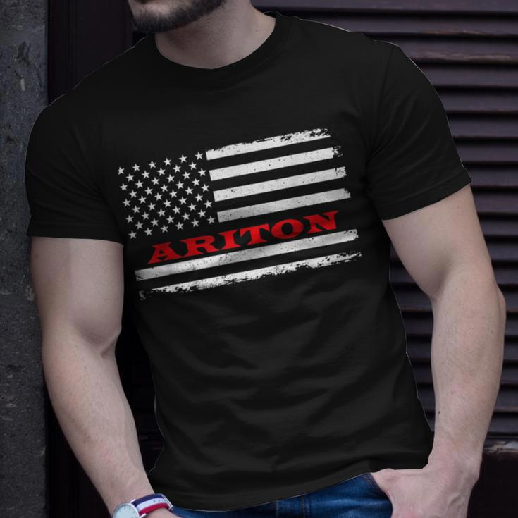 Alabama American Flag Ariton Usa Patriotic Souvenir T-Shirt Gifts for Him