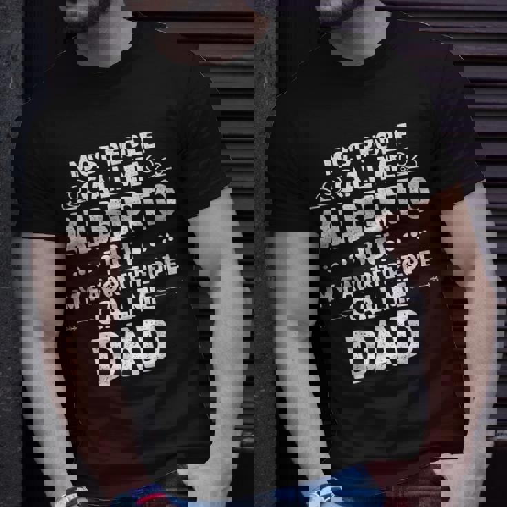 Alberto Name Father's Day Personalized Dad T-Shirt Gifts for Him