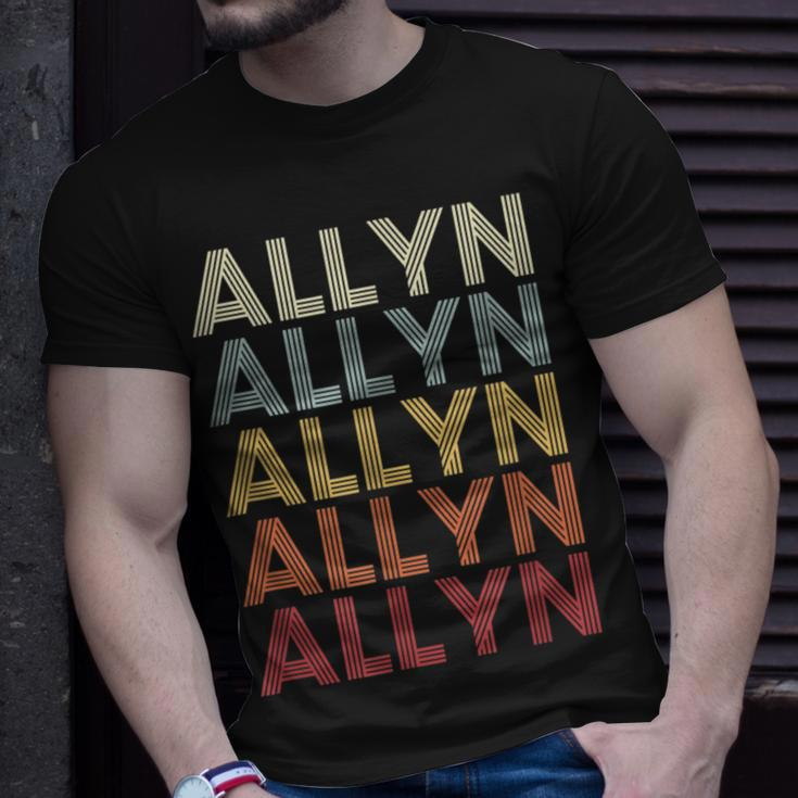 Allyn Washington Allyn Wa Retro Vintage Text T-Shirt Gifts for Him