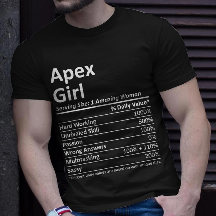 Apex Girl Nc North Carolina Funny City Home Roots Usa Gift Usa Funny Gifts Unisex T-Shirt Gifts for Him