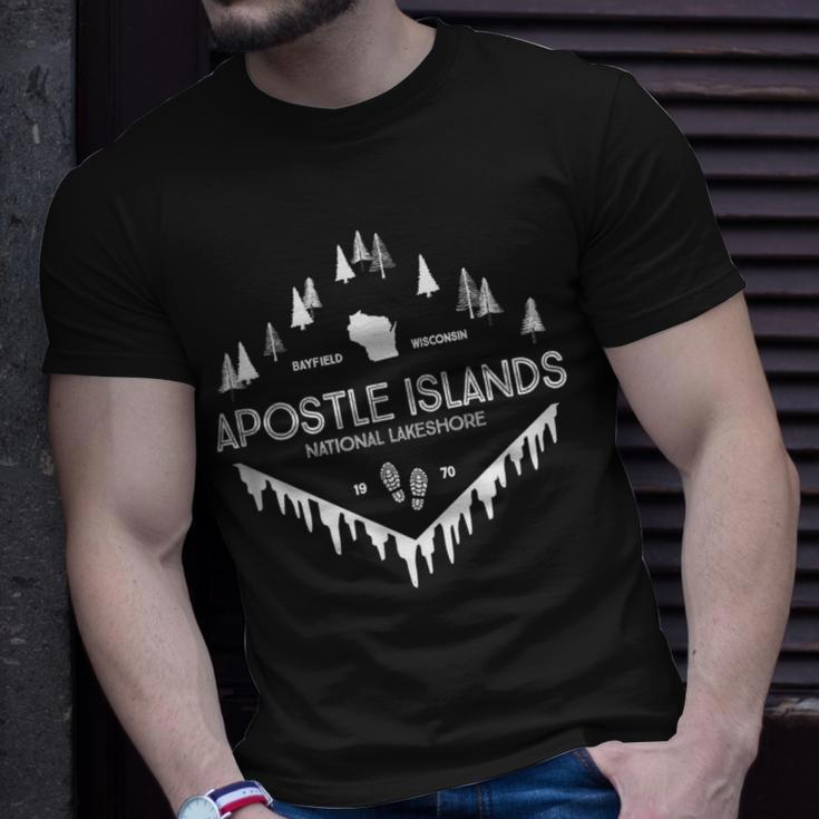 Apostle Islands National Lakeshore Ice Caves Wisconsin T-Shirt Gifts for Him
