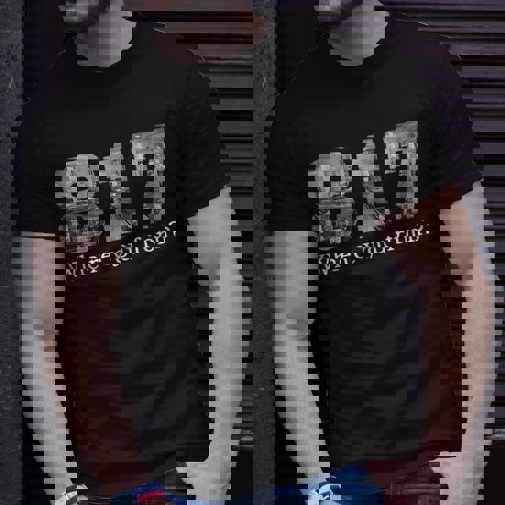 Area Code 817 T-Shirt Gifts for Him