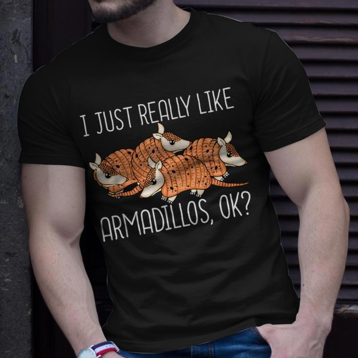 Armadillo Lover Kids Wildlife Animal Armadillo Unisex T-Shirt Gifts for Him