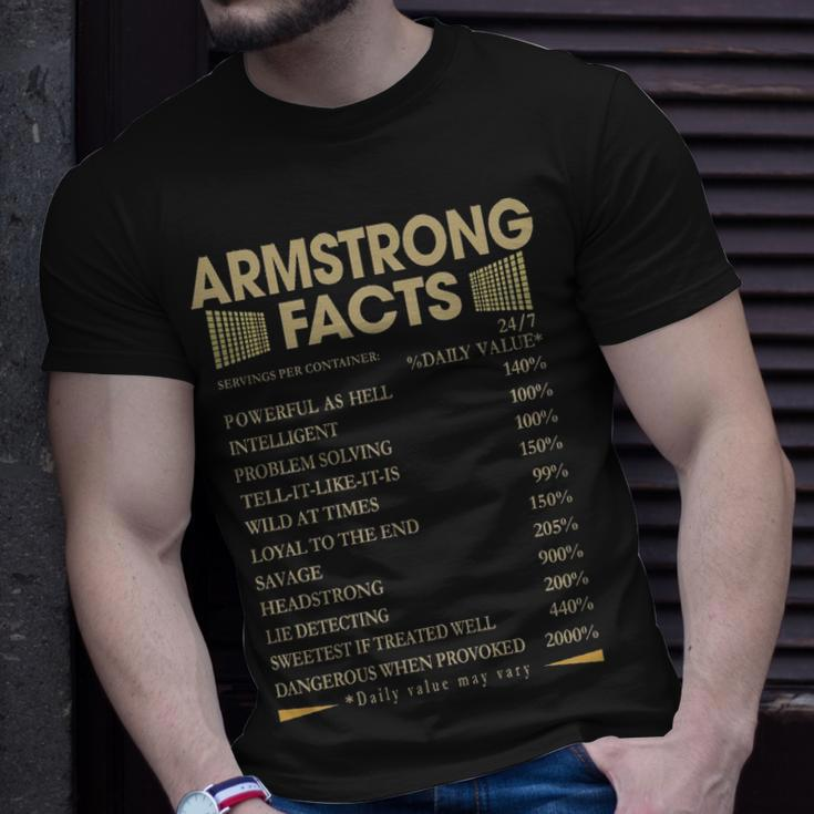 Armstrong Name Gift Armstrong Facts V2 Unisex T-Shirt Gifts for Him