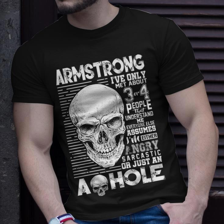Armstrong Name Gift Armstrong Ively Met About 3 Or 4 People Unisex T-Shirt Gifts for Him