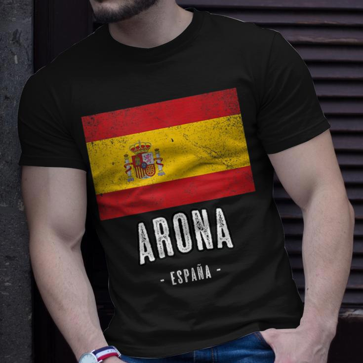 Arona Spain Es Flag City Top Bandera Ropa T-Shirt Gifts for Him