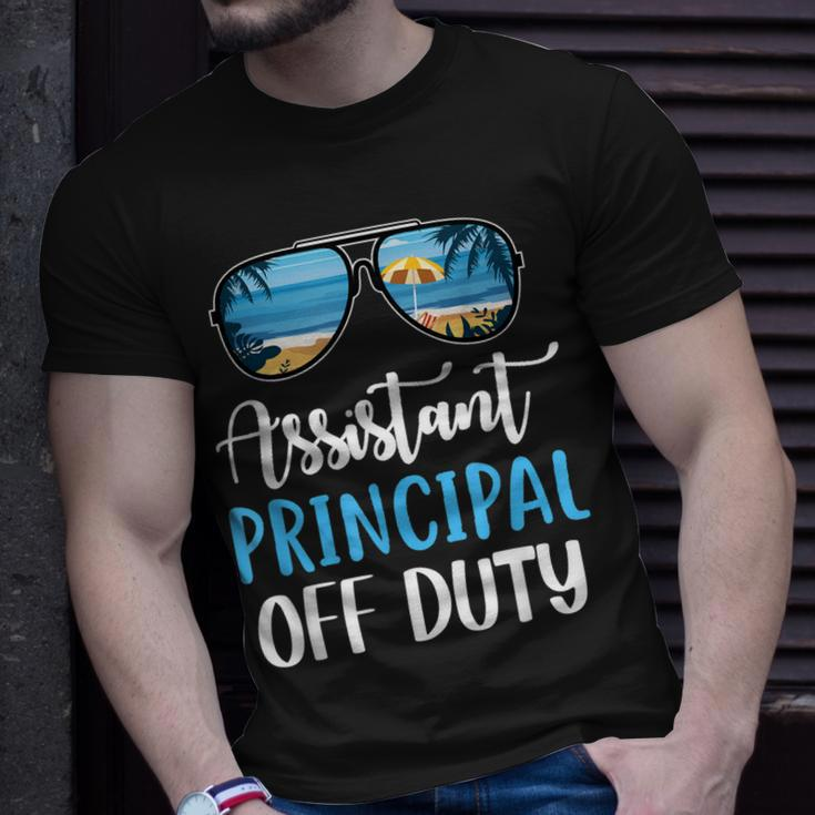 Assistant Principal Off Duty Beach Summer Last Day Of School Unisex T-Shirt Gifts for Him