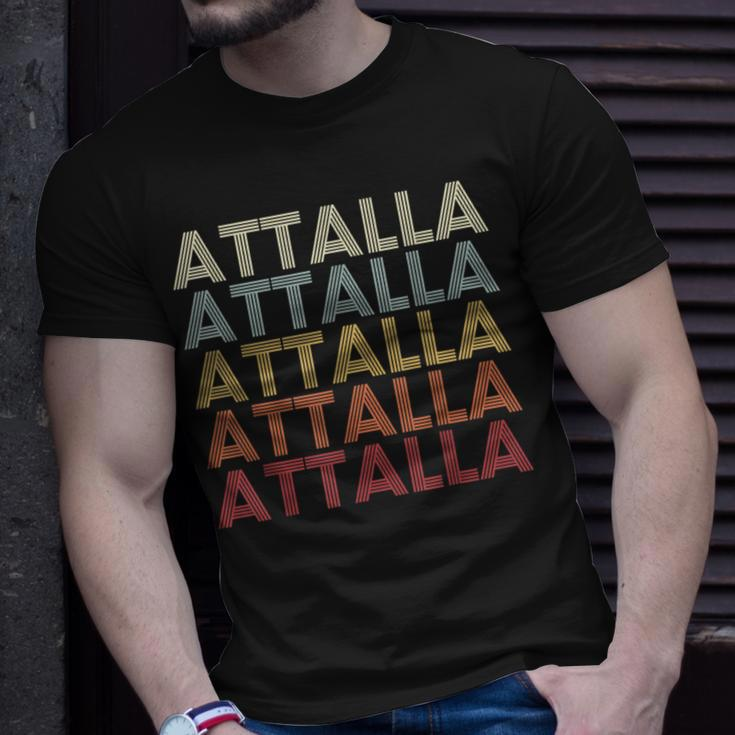 Attalla Alabama Attalla Al Retro Vintage Text T-Shirt Gifts for Him