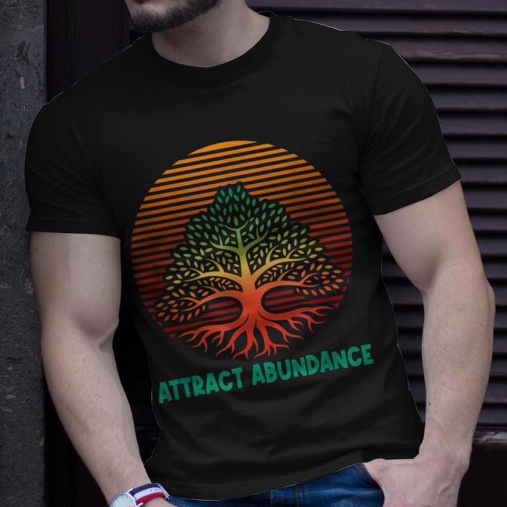 Attract Abundance Positive Quotes Kindness T-Shirt Gifts for Him