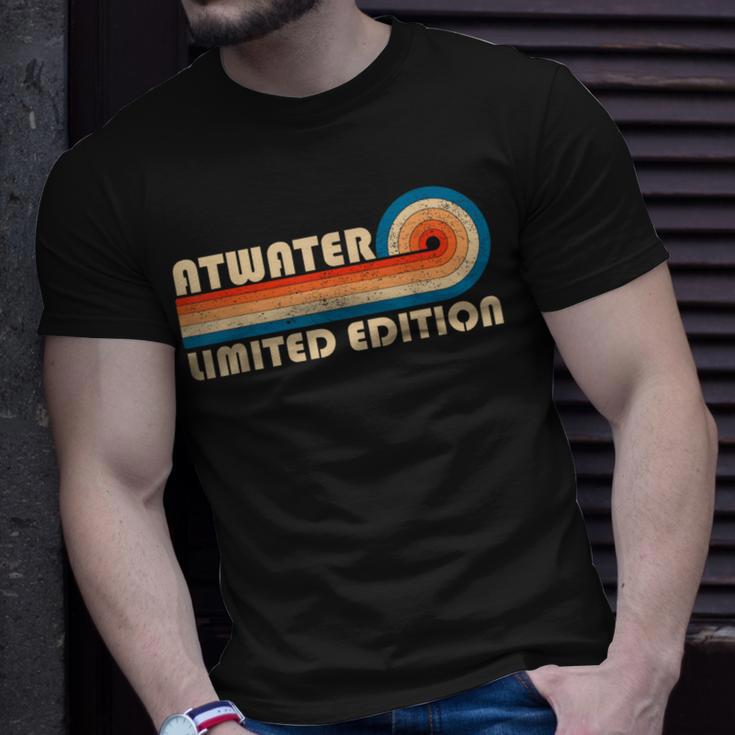 Atwater Surname Retro Vintage 80S 90S Birthday Reunion T-Shirt Gifts for Him
