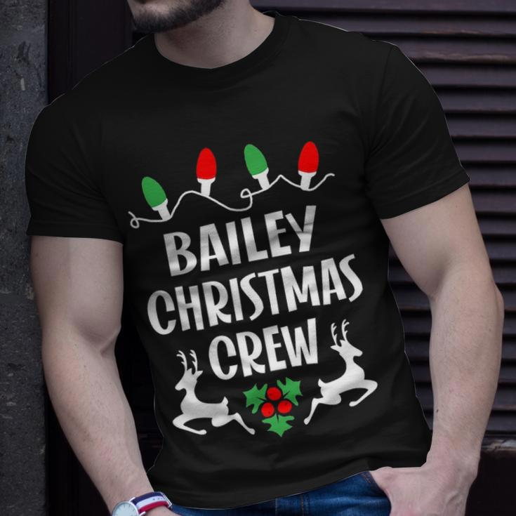 Bailey Name Gift Christmas Crew Bailey Unisex T-Shirt Gifts for Him