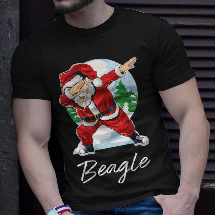 Beagle Name Gift Santa Beagle Unisex T-Shirt Gifts for Him