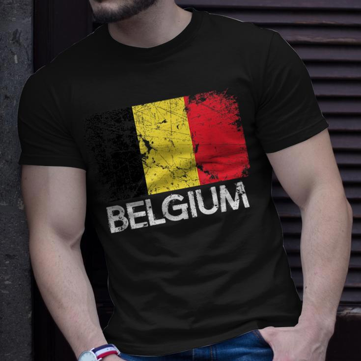 Belgian Flag | Vintage Made In Belgium Gift Unisex T-Shirt Gifts for Him