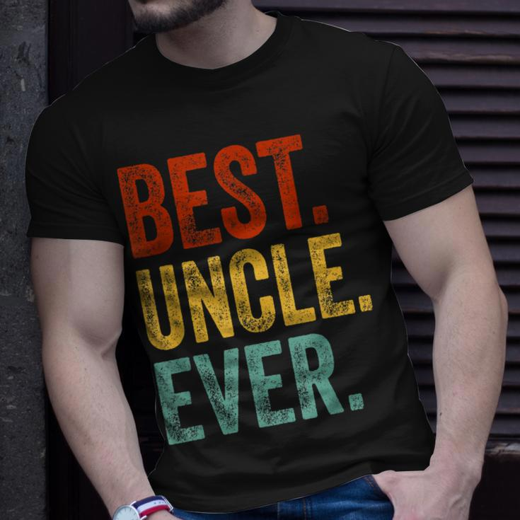 Best Uncle Ever Fathers Day Present Papa Daddy Grandpa Gift For Mens Unisex T-Shirt Gifts for Him