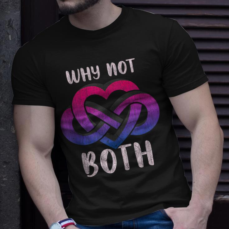 Bi Polyamory Polyamory Symbol Bisexual Colors Bi Pride Unisex T-Shirt Gifts for Him