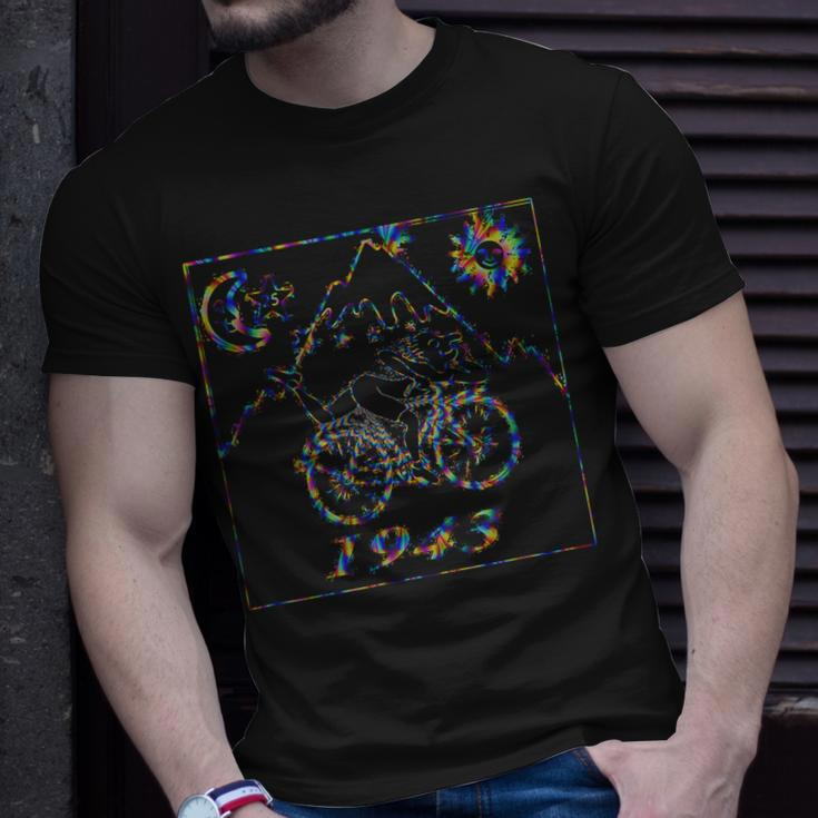 Bicycle Day 1943 Lsd Acid Trip Druffi T-Shirt Gifts for Him