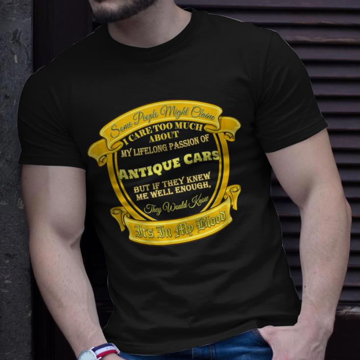 Big Into Antique Cars Perfect For Lovers Of Antique Cars T-Shirt Gifts for Him