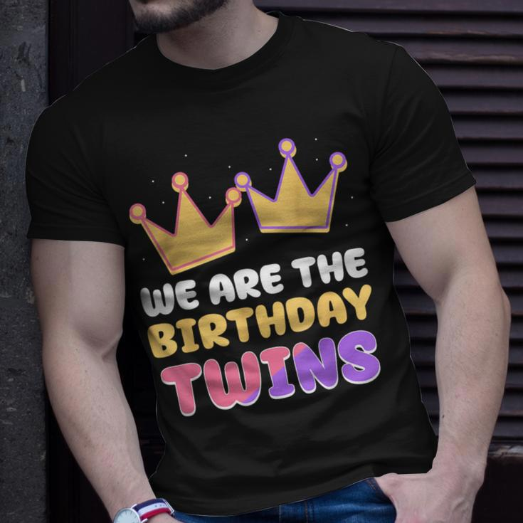 We Are The Birthday Twins Cute Celebrate Twin T-Shirt Gifts for Him