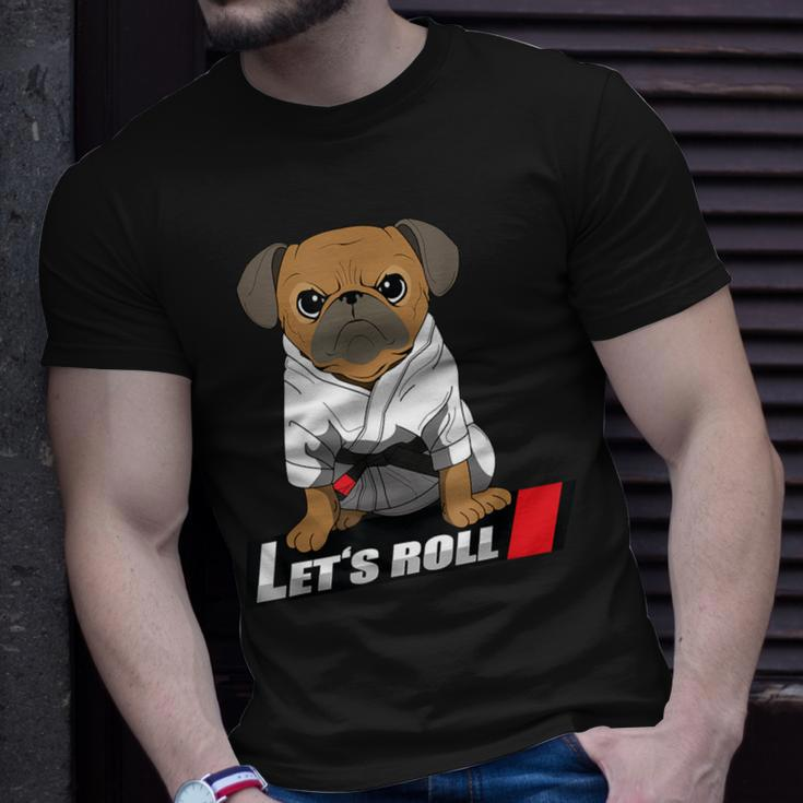 Bjj Pug Brazilian Jiu Jitsu T-Shirt Gifts for Him
