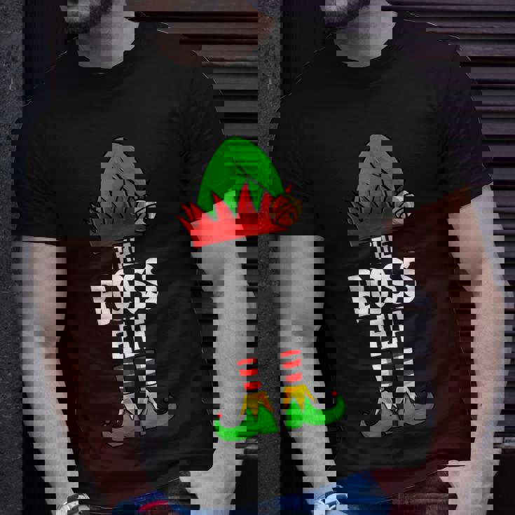 Boss Elf Matching Christmas T-shirt Gifts for Him Boss Elf Matching Christmas T-shirt Gifts for Him