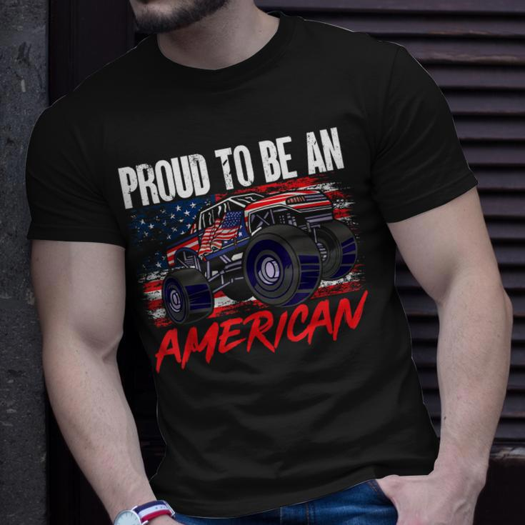 Boys Kids Proud To Be An American 4Th Of July Unisex T-Shirt Gifts for Him