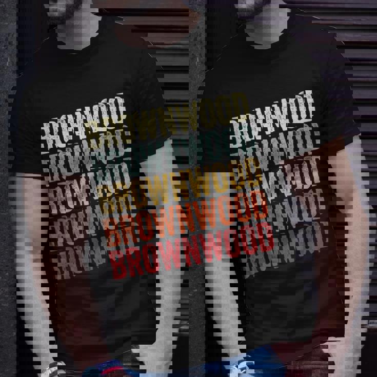 Brownwood Texas Brownwood Tx Retro Vintage Text T-Shirt Gifts for Him