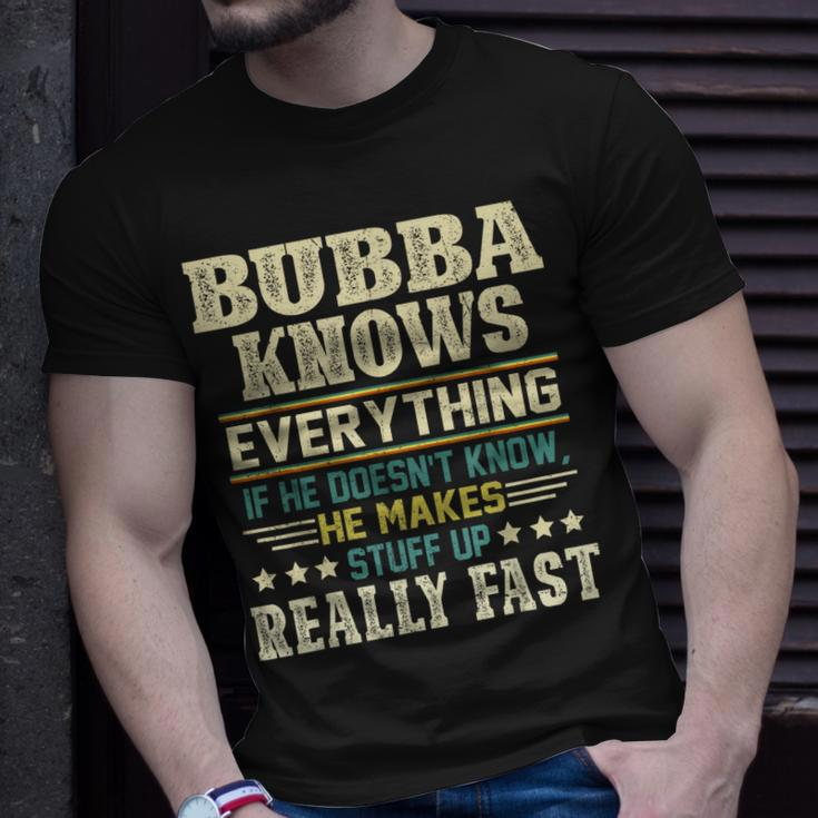 Bubba Knows Everything Persian Grandfather Grandad Gift For Mens Unisex T-Shirt Gifts for Him