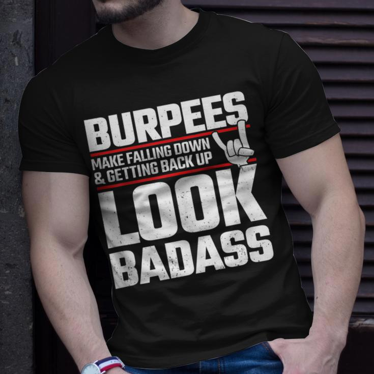 Burpees Meme - Fitness Quote - Exercise Joke - Funny Workout Unisex T-Shirt Gifts for Him